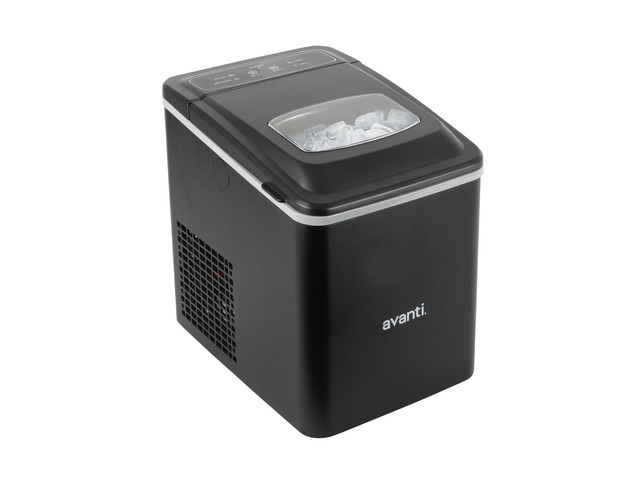 Ice Maker Mighty Ice Countertop Design Makes 26 Pounds of Bullet-Shaped Ice Cubes in 24 Hours, Digital Touch Controls and Self Cleaning Function,...