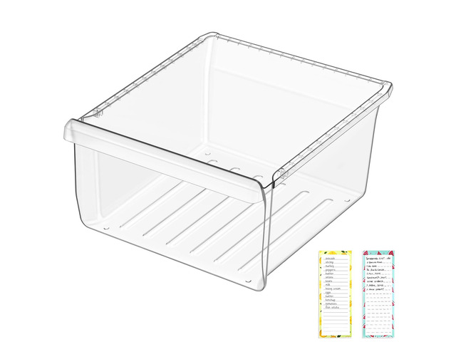 UPGRADED DA97-08693B Refrigerator Crisper Drawer Compatible with Samsung Refrigerator Drawer Parts RS25J500DSR RS25J500DSG RS261MDRS RS25H5000SR...