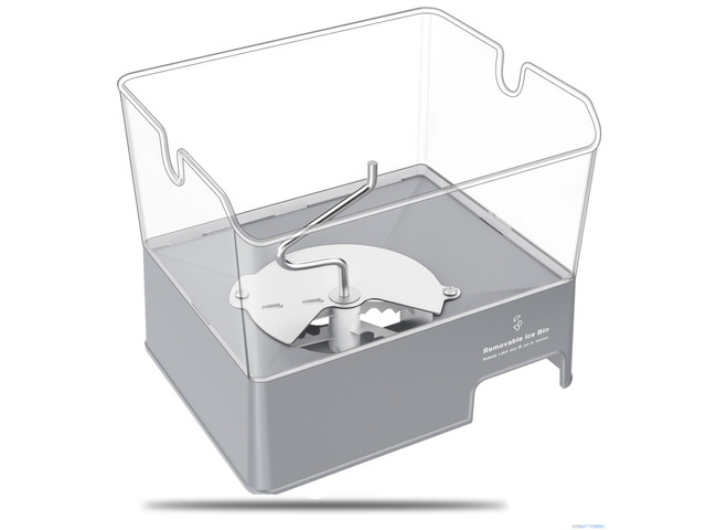 Upgraded W11129522 Refrigerator Ice Bucket Compatible with KitchenAid Ice Maker Replacement W10564750 Whirlpool Removable Ice Bin KRFF707ESS01...