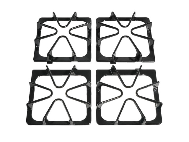 W10447925 Burner Grates Replacement for Whirlpool Gas stove grates 4 Pack Premium for Maytag, Kenmore, Amana,Kirkland gas ranges grill, cooktop...