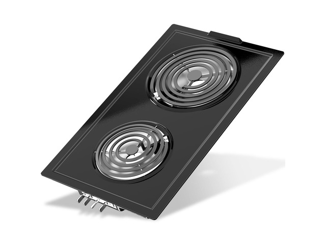 Upgraded JEA7000ADBA Coil Element Cartridge Compatible with Jenn Air Cooktop Replacement Parts, Whirlpool Range Stove Cartridge Assembly JEA7000ADB...
