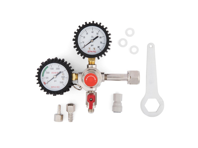 Gen2 Premium CO2 Regulator for Kegerator - C02 Keg Regulator for Beer Soda, Bars, Kombucha with Integrated Safety Pressure Relief Valve - CGA320...