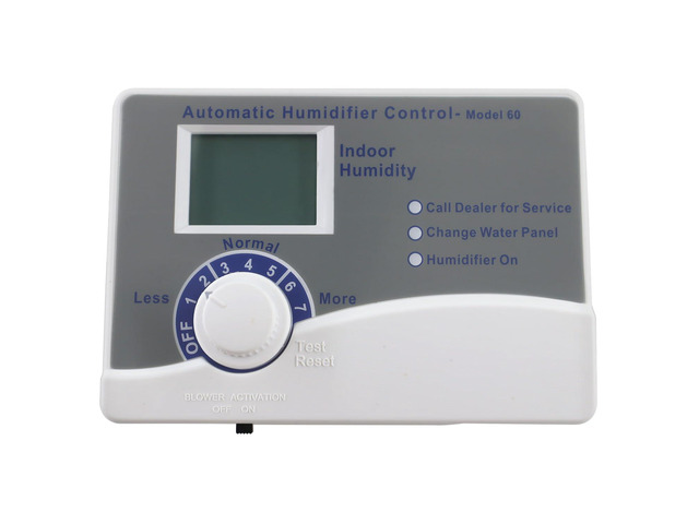 Model 60 Automatic Digital Whole House Humidifier Control Humidistat with Outdoor Temperature Sensor, Compatible with 400, 500, 600, 700 Series, 24VAC