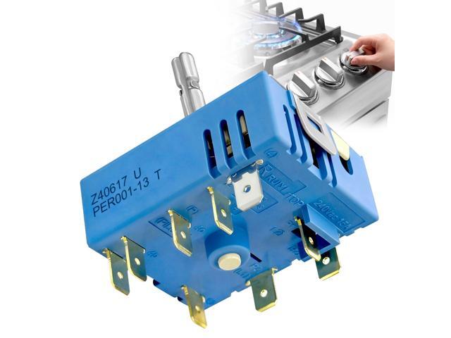DG44-01007B DG44-01007A PER001-03 PER001-13 Triple Burner SwitchElements Control Replacement for Samsung Range Stove 160817,H-Cut