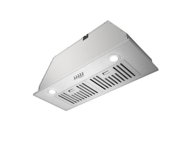 Built-in/Insert Range Hood 30 600 CFM Ducted/Ductless Convertible 3 Speed Vent Hood Stainless Steel Kitchen Exhaust Fan Hood with Bright LED...