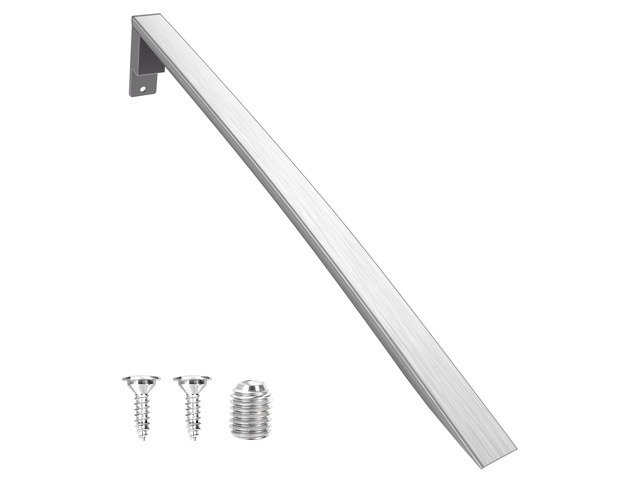 Upgraded W10837029 Refrigerator Door Handle w/Set Screw Compatible with Whirlpool Refrigerator Handle, Stainless Steel Fridge Door Handle...