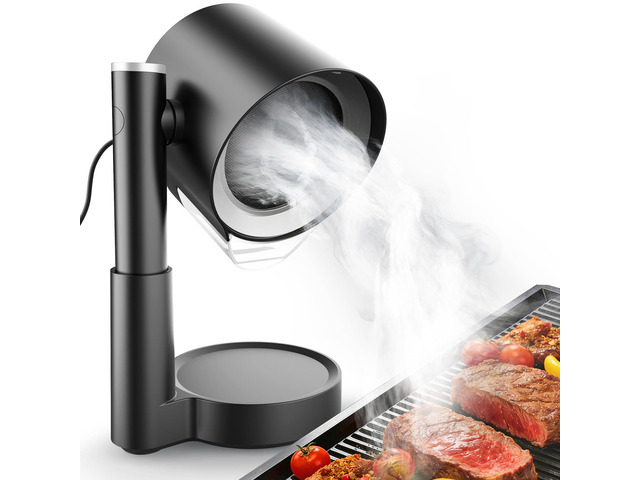 Portable Range Hood - Adjustable & 3-Speed Desktop Kitchen Exhaust Fan with Large Oil Cup & Low Noise, Detachable Filter Portable Exhaust Fan for...