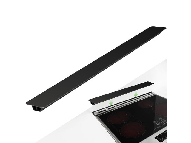 31.5' Slide-in Range Rear Filler Kit, Stove Gap Universal Trapezoidal filling strips, Cooktop Trim Kit Between Stove and Backsplash W10113901A for...