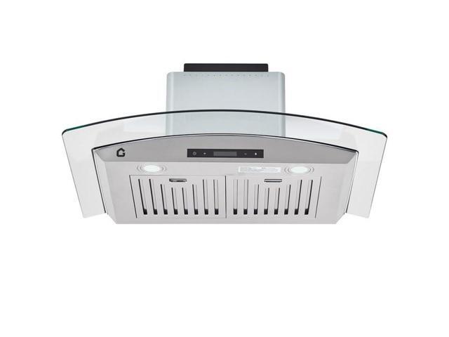 Range Hood, 30 in Stainless Steel Wall Mount Range Hood, 450 CFM Gesture Sensing & Touch Control with LED Lights, 3 Speed Exhaust Fan...
