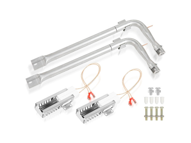 2Pack Oven Igniter PB040001 & Burner Tube PB050012 for Viking Range Provides Efficient And Precise Ignition, High-Quality Silicon Carbide For...