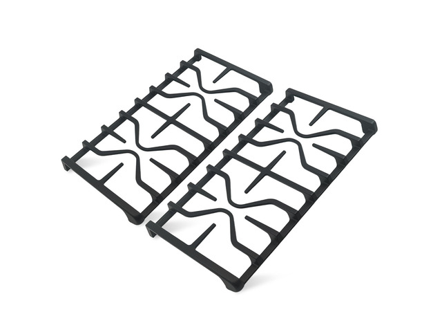 Upgraded WB31X27151 Stove Grate Replacement for GE Stove Parts, 2 Pack Cast Iron Side Burner Grate Surface Cooktop for General Electric Gas Range...