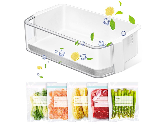 Upgraded DA97-13805A Refrigerator Door Bin Shelf Replacement, Compatible with Samsung Refrigerator Right Door Shelf Parts RF28HMEDBSR RF24FSEDBSR...