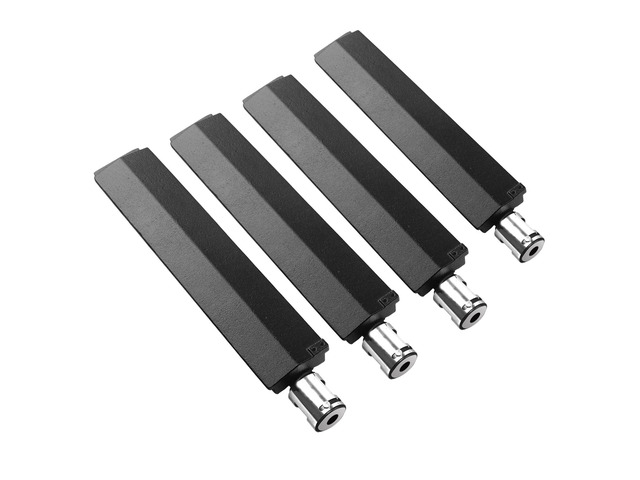 SBGA79A Burner for Master Forge BG1793B-A BG179A BG1793B-A BG179A Cast Iron Grill Burner Tube Replacement, 4 Pack Grill Burner, 16 5/8' x 3'