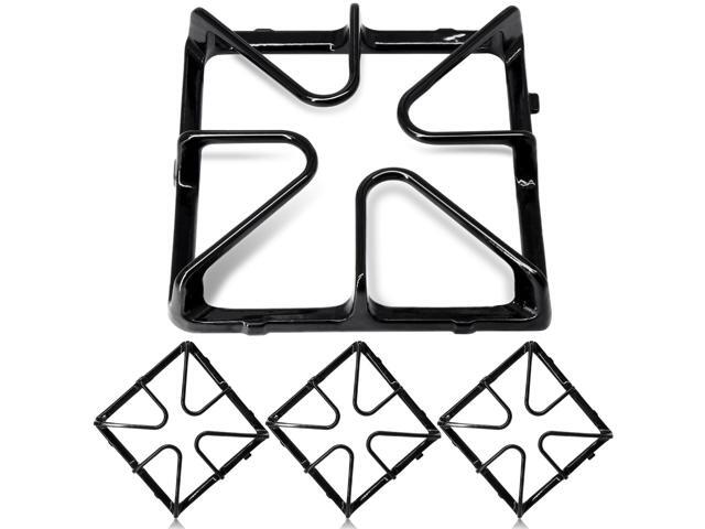 WB31K10034 Gas Stove Burner Grates Replacement for GE XL44 Stove Top, General Electric Gas Range and Hotpoint Gas Range Burner Grates, Square...