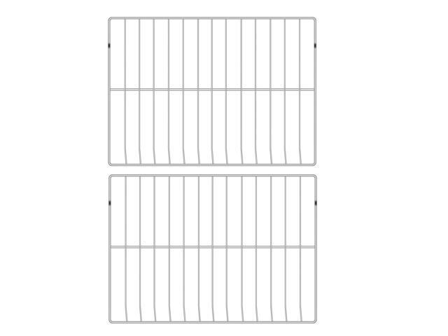 316067902 Oven Rack for Range for Frigidaire, Kenmore Oven 316069800, 31608380022-7/8' x 16-1/4'(2 Pack)