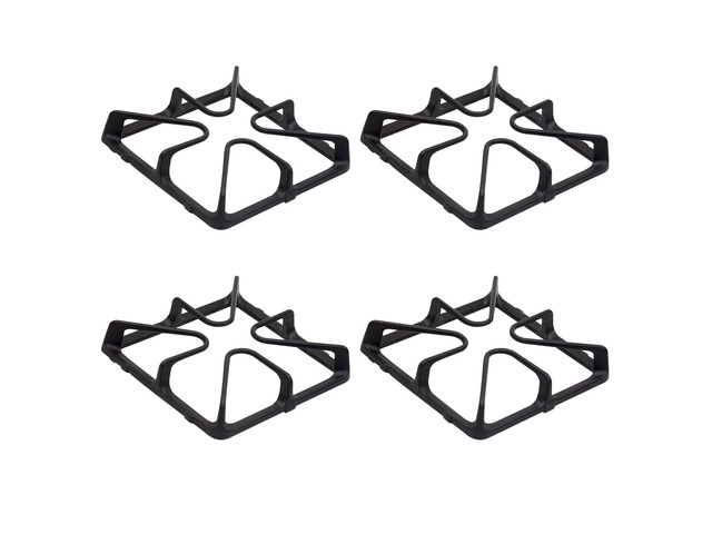 WB31K10034 Burner Grates for Gas Stoves Compatible with GE Gas Stove Range for General Electric Gas Stove Top Surface Grate Cast Iron Rack-4Pack
