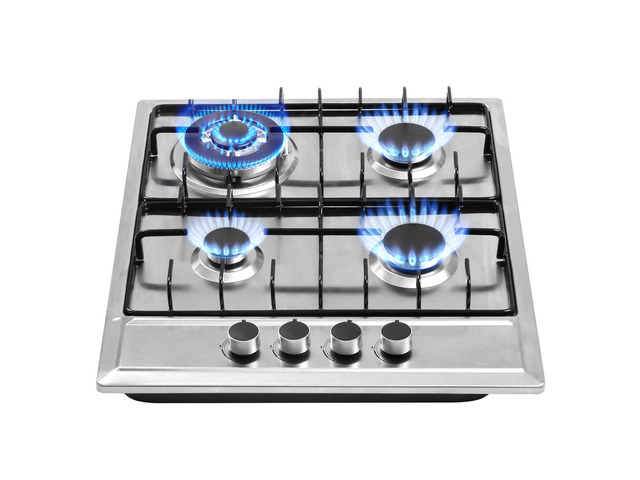 24x20 Built in Gas Cooktop 4 Burners Stainless Steel Stove with NG/LPG Conversion Kit Thermocouple Protection and Easy to Clean (20Wx24L)