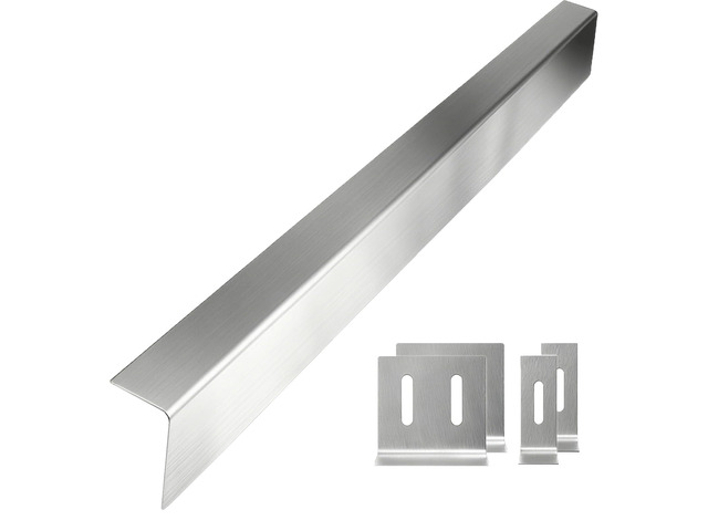 30' Slide-In Range Rear Filler Kit, Stainless Steel Stove Gap Filler Behind Range, Adjustable 1' or 2.25' Backguard Trim Kit, Easy Install...