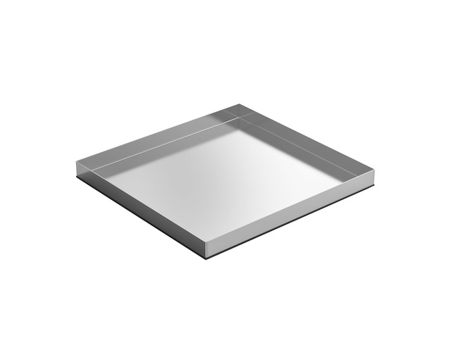 28 Inch x 30 Inch x 2.5 Inch Compact Washing Machine Pan, Heavy Duty 304 Stainless Steel Washing Machine Trays Pan with Anti-slip Bottom Pad Use of...
