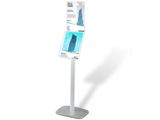 Acrylic Advertising Brochure Sign Holder Stand Displays 8.5x11 Inch for Menu Flyer Paper Document Brochure Area Landscape Free Standing Literature...