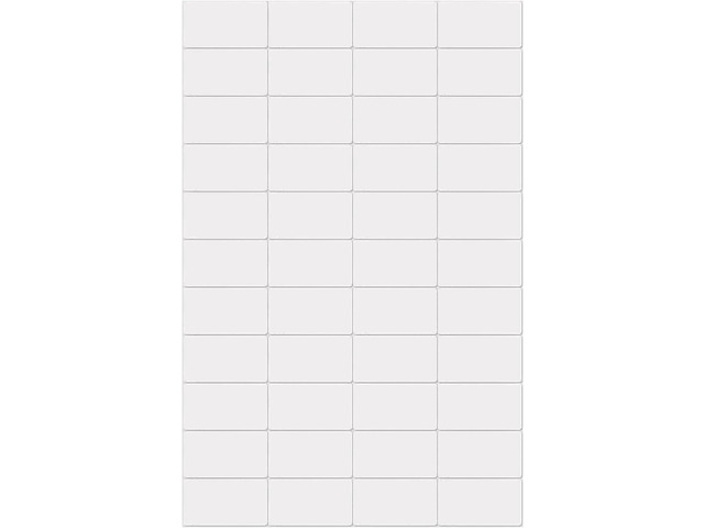 FBA Label Shipping Mailing Stickers A4(900Sheets, 39600Labels) 44-up Labels 48.5 X 25.4 Mm on A4(1 X 1.9 Inches), White Self Adhesive Shipping...