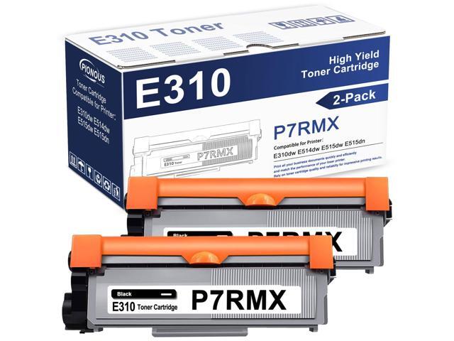E310 P7RMX Toner Cartridge (2-Black) PION High Yield Compatible E310dw Replacement for DELL P7RMX Toner Cartridge E310dw E514dw E515dw E515dn Printer