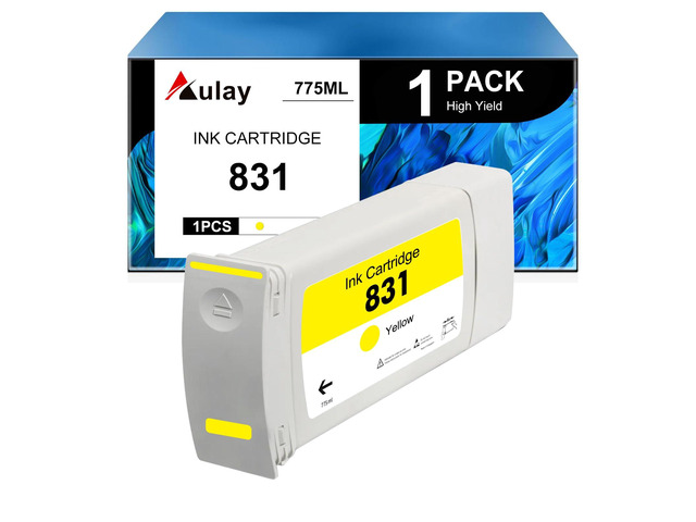 831 Yellow Ink Cartridges Replacement for 831 Ink Cartridges High Performance Work for Latex 310 54in. 330 64in. 360 64in. 370 64in. 570 64in....