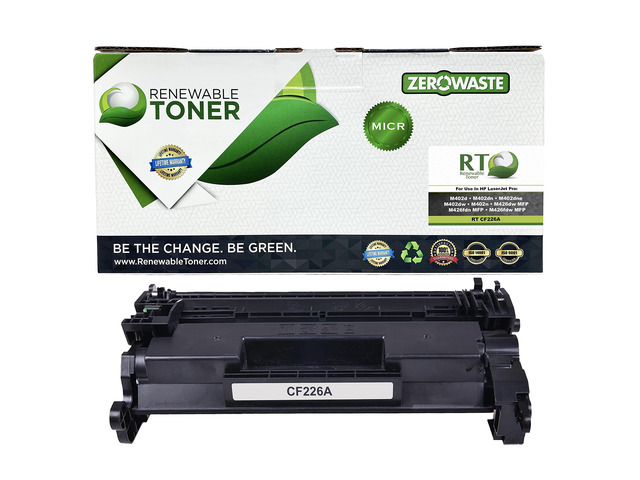 RT 26A MICR Toner Replacement for HP 26A 26X Laser Jet Pro M402n M402dn M402dw MFP M426fdw M426fdn M426dw CF226A CF226X Check Printer Ink Cartridge