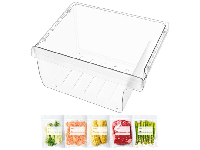 UPGRADED DA97-08692B Refrigerator Crisper Drawer Replacement Compatible with Samsung Fridge Crisper Drawer Parts RS25H5000SP RS25J500DSR...