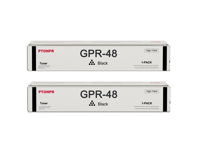 GPR48 High-Yield Black Toner Cartridge 2-Pack Replacement for Canon GPR-48 Toner Cartridge for imageRUNNER Advance 400 400i 400i F500 500i 500iF...