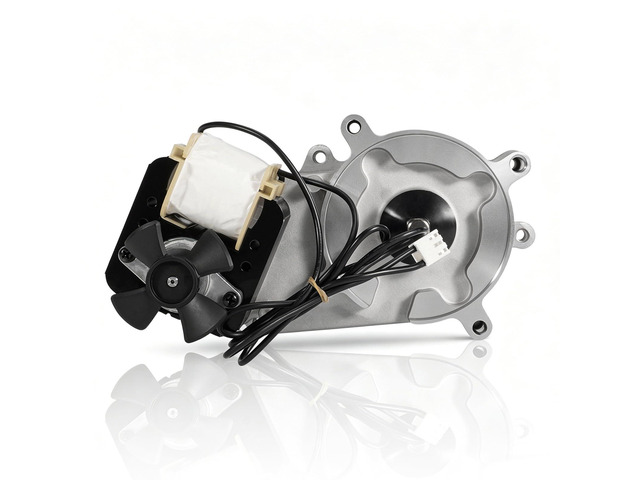 Ice Maker Gear Box Assembly Compatible with GE Profile Opal Ultra, Opal 2.0 Ultra & XL, with AC Motor & Condenser Fan