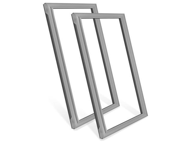 2 Pcs W10830055 Refrigerator Door Gasket Fit for Whirlpool Maytag Kenmore French Freezer Door Seal Gasket, Replaces W10163991 W10191105 W10443238...
