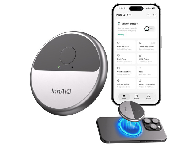 T10 AI Language Translator Device, Real-Time Two-Way Voice Translator with GPT Accuracy & Voice Cloning, Pocket Spanish to English Translator for...