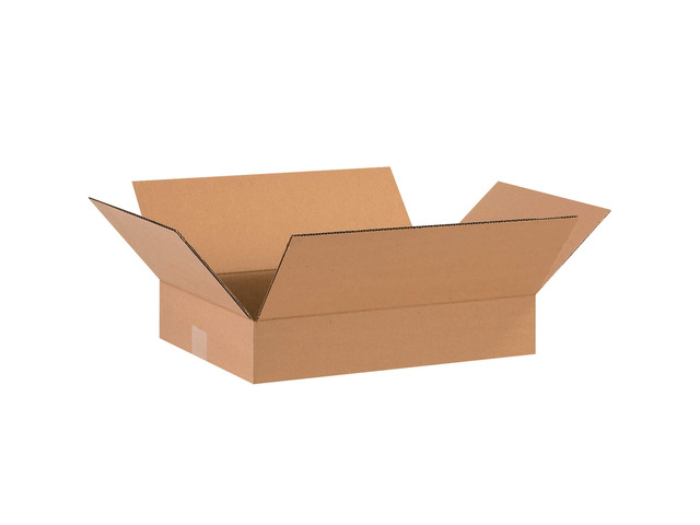Shipping Boxes Flat 16'L x 12'W x 3'H 25-Pack - Corrugated Cardboard Box for Moving, Mailing, Packing, Packaging and Storage