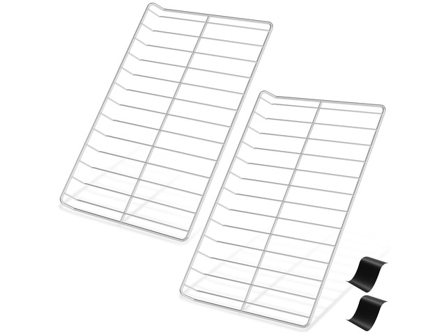 2 Pack Upgraded 304 Stainless Steel WPW10179152 W10179152 Oven Rack Compatible with Kitchen-Aid,Maytag and Whirlpool Range Oven Wire Rack W10439248...