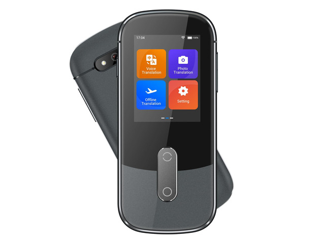 Offline Language Voice Translator Device W09 PRO for 144 Languages and Accents Photo Translation No WiFi Internet Needed for Travel Business W09 Grey