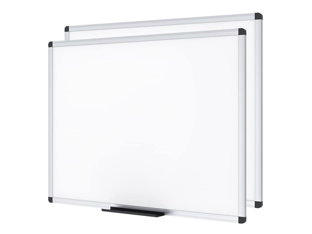 Dry Erase Board, 36 x 24 Inches, 2 Pack, Wall Mounted Whiteboard 3' x 2', Aluminum Frame, with Marker Tray, for School Office and Home