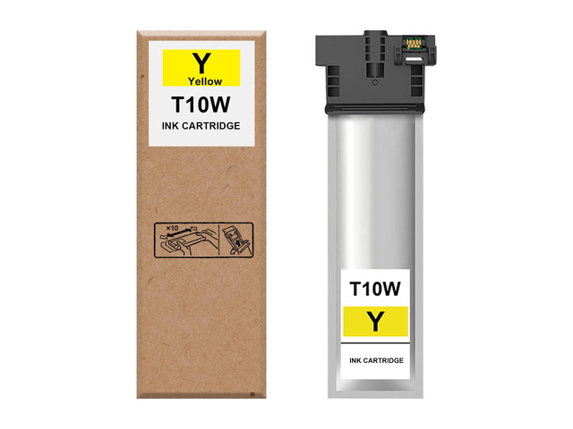 Remanufactured T10W Yellow T10W400 Ink Compatible with WF-C5890 Printer High Yield T10W400 Compatible with Workforce Pro WF-C5390 WF-C5890 Color...