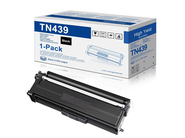 TN-439 TN439 Black Toner Cartridge Replacement for Brother TN439 TN439BK TN-439BK HL-L8260CDW HL-L8360CDW MFC-L8610CDW MFC-L8900CDW HL-L9310CDW...