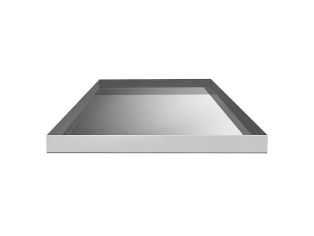 Heavy Duty Washing Machine Drain Pan - Galvanized Steel Washer Drip Tray for Laundry Room Floor Protection Top Load Front Load Spin Dryer 2.5 Inch...