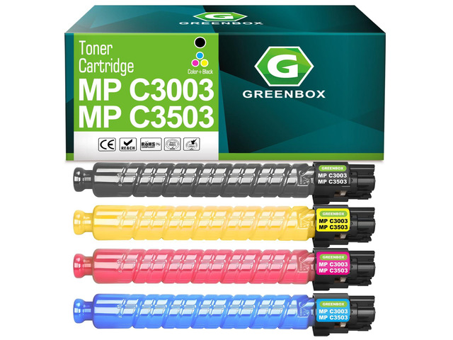 MP C3003 Toner Cartridges 841813 841814 841815 841816, B/C/M/Y MP C3503 MP C3003, MPC3503 MPC3003, Replacement for Ricoh Aficio Lanier Savin MP...