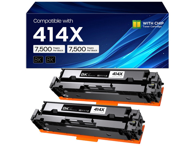 414X Toner Cartridges MFP M479fdw with Chip Compatible for HP 414X W2020X 414A 414 High Yield for Color LaserJet Pro MFP M479fdw M479fdn M479dw...