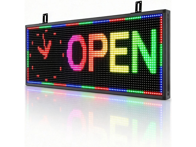 39'X14' Led Sign,Programmable Scrolling Outdoor Digital Business Custom Display Waterproof Ip65