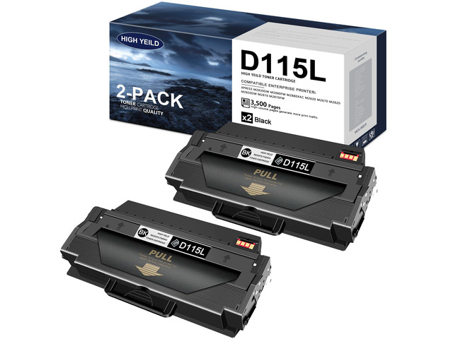 MLT-D115L Black High Yield Toner Cartridge Replacement for Samsung d115L 115L Toner for Xpress SL-M2880FW SL-M2830DW SL-M2820DW SL-M2870...