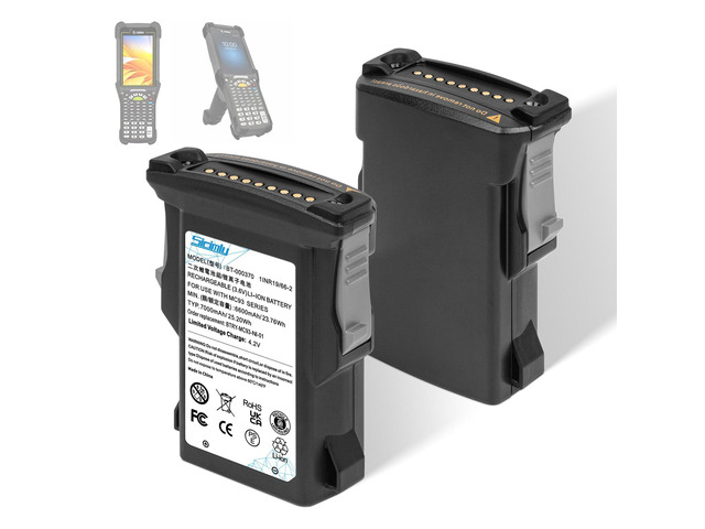 BT-000370 for Zebra MC93 Scanner Battery Replacement: MC9300 MC930P MC930B MC9400 MC93N0-G MC9401 MC9400-G MC9450 BT-000371 BTRY-MC93-STN-01...
