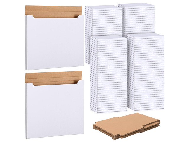 40 Pack 20x16x1 Inches Shipping Boxes Medium Corrugated Cardboard Box for Packing Moving Mailing Business Book Christmas Party Gifts Craft