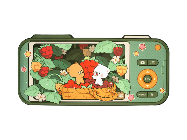 Green Berry Picking Desk Mat Authentic Merchandise (35.4' x 18.1') Inches Cute Extra Large Gaming Mouse Pad with Non-Slip Rubber Base for Computer...