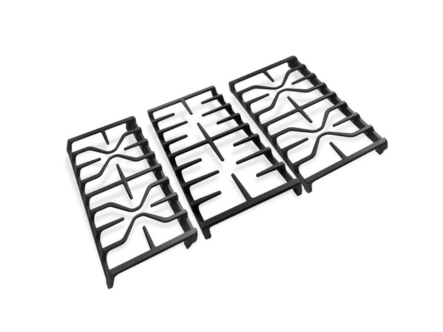 WB31X27151 Side Grates WB31X27150 Center Grates Replacement Parts Kit for GE Stove Parts, WB31X24736 WB31X24737 Cast Iron Grate Cooktop Burner for...