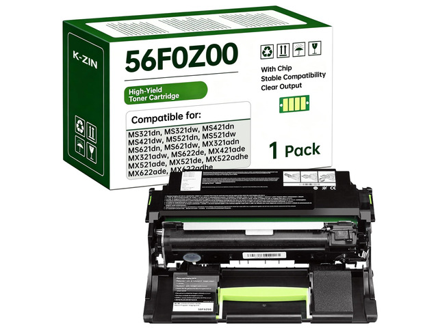56F0Z00 Imaging Unit Compatible with Lexmark MS321 MS321dn MS421 MS421dw MS521dn MS621dn MX321 MX421 MX521 MX521de MX521ade MX522 MX622 MX622adhe...