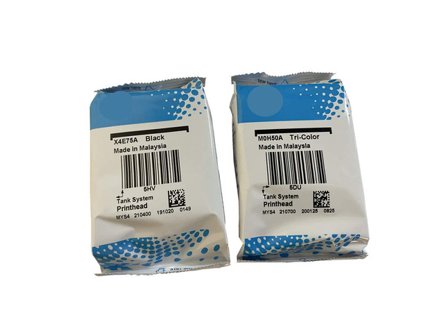 A Set Black & Tri-Color X4E75A M0H50AA Print Head GT53 printhead for HP 517, 514, 532, 617, 515, 508, 510, 511, 518, 519, 531, 538, 610, 618 Printers